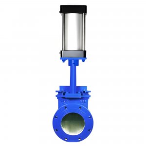 氣動刀閘閥PZ673Y-16C，DN250（介質(zhì)灰渣混合