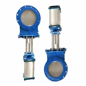 氣動(dòng)刀閘閥：PZ673Y-16C，DN250，介質(zhì)灰渣混